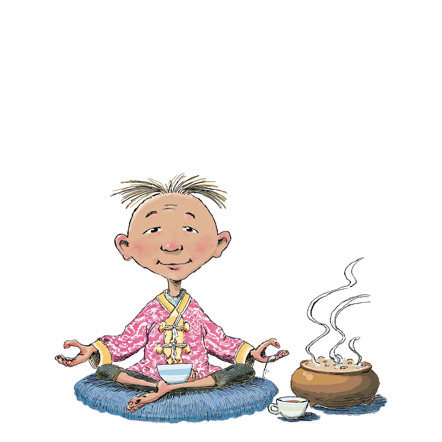 Illustratie: meditatie en innerlijke rust